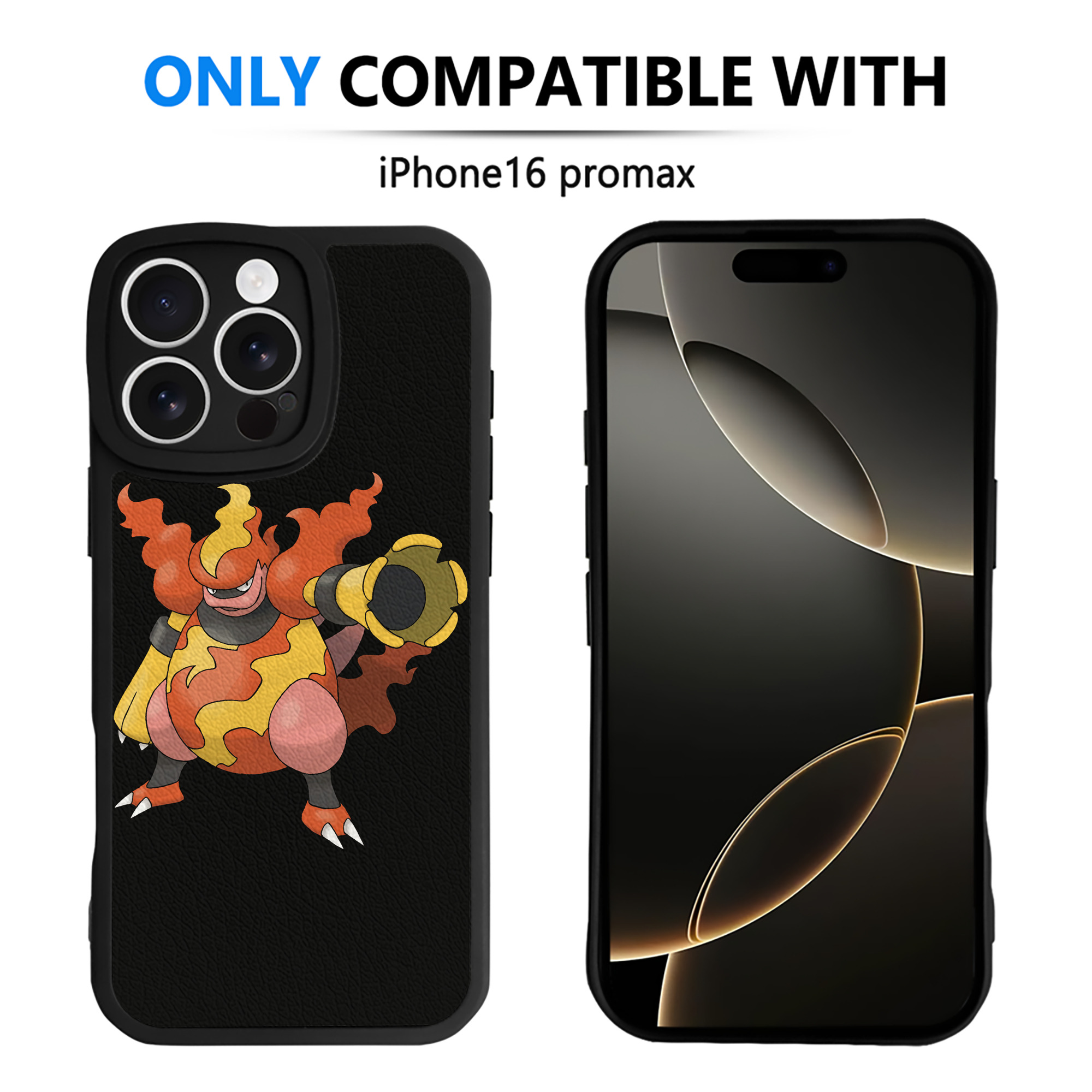 （画像用） ポケットモンスター Pokémon 【iPhone 16シリーズ対応】シリコンスマホケース（レザー調） 材質：シリコン